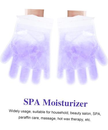 Ipetboom 1 Pair Lavender Hand Wax Set Mittens Parrafin Wax for Hands Exfoliating Scrub Gloves Dry Hand Wax Cover Socks for Booties Gel Gloves Spa Purple Paraffin Wax Moisture Cream - Buy Online on GoSupps.com