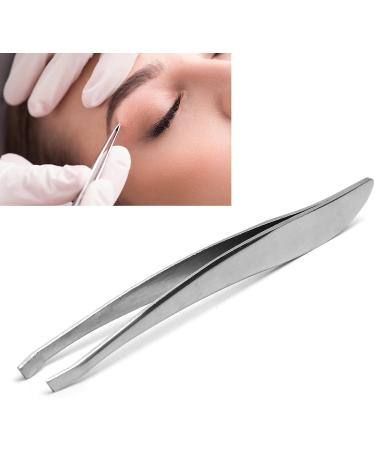 Premium Stainless Steel Eyebrow Tweezers - Comfortable Grip High Elasticity Durable & Precise Hair Removal - Buy Online on GoSupps.com