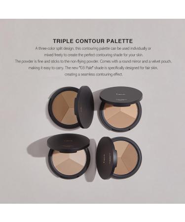 Heme Triple Contour Palette 9g - Flawless Makeup & Highlighting (03 Pale Contour) | International Shipping Available - Buy Online on GoSupps.com