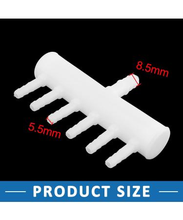 ABSOPRO 6 Outlet Pond Pump Distributor Air Divider Valve - Replacement Plastic White for Optimal Performance - Buy Online on GoSupps.com