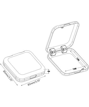 Handmade Nail Wear-Storage Box Clear Acrylic Nail Packaging Empty Box Nail Manicure Organizer Case Container Nails Tools Nail Containers For Press On Nails For Organizing Nail Tech-personal Box With Black - Buy Online on GoSupps.com