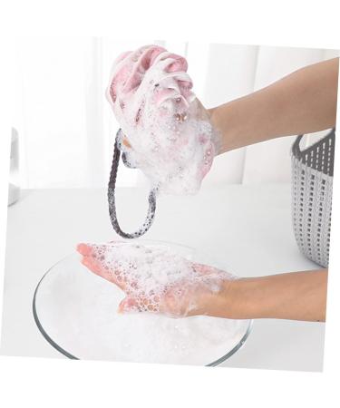 Healeved 4pcs Bath Flower Scrubber - Exfoliating & Cleaning Balls for Comfortable Home Bathing - Buy Online on GoSupps.com