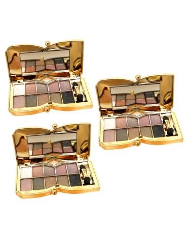 Beavorty 3pcs Eye Shadow Palettes Eyeshadow Palette Eyeshadow Pallete Set