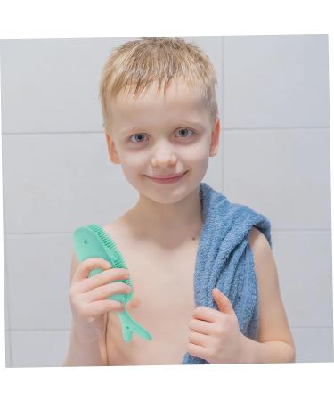 FOMIYES 2pcs Silicone Brush Massage Tool Set | Bath Scrubber for Body, Hair & Toddler | Shower Tool for Baby, Adult & Kids - Buy Online on GoSupps.com