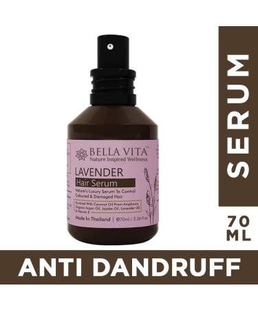 Bella Vita Organic Frizzy Hair Serum For Dry & Coloured Hair With Argan Lavender & Vitamin E 70 ml