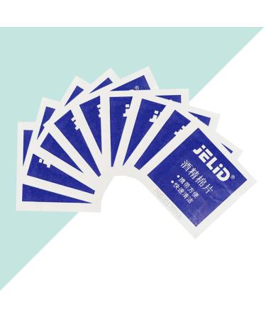 100pcs Disposable Non Woven Cleansing Wipes for Eyeglasses, Hands, and Screens - Individually Wrapped for Travel, Home, and Outdoor Use - White - Buy Online on GoSupps.com