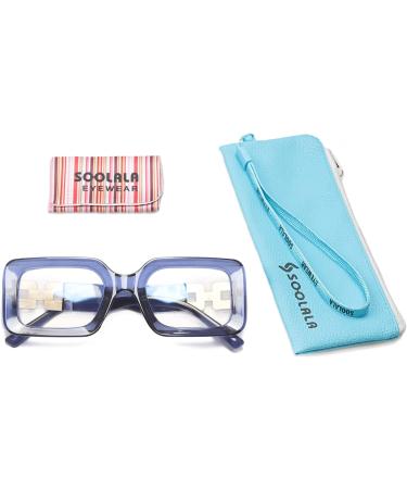 SOOLALA The Reading Glasses Company Blue Light Blocking Womens Reading Glasses Blue 3.5 x - Buy Online on GoSupps.com