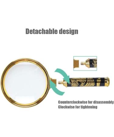 Portable Magnifiers Handheld Magnifier 10X Reading Loupe Magnifier for Reading Book Inspection Coins Map Full of Stars - Buy Online on GoSupps.com