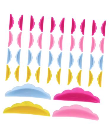 40 Pairs Eyelash Silicone Gasket Lash Lift Kit Eyelash Perming Supplies Eyelash Perming Pads Eyelash Lift Supplies Silicone Eyelash Lift Rods Lash Perming Curler Pad Lash Lift Tool