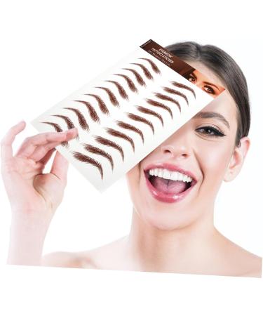 Beavorty 5 Sheets Brown Sticker Makeup Stickers Eyebrow Stickers Costume Makeup Supplies - Buy Online on GoSupps.com