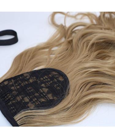 Cybelleza 45cm Wavy Ponytail Extension - Heat Resistant Synthetic Hair - Ash Blonde Braid Hair Art - Buy Online on GoSupps.com