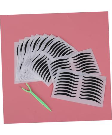PLAFOPE 80 Pairs Eyeliner Eyeshadow Sticker Eyeliner Stickers LED Eyeliner Strip Crease Eyeline Tape Black - Buy Online on GoSupps.com