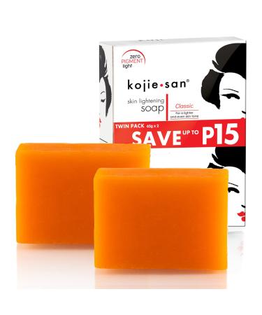 Kojie San 2 Piece Set: Original Kojic Acid Soap 2 Bars (65g) + Face Cream 30g - For Fairer Skin Tone - Buy Online on GoSupps.com
