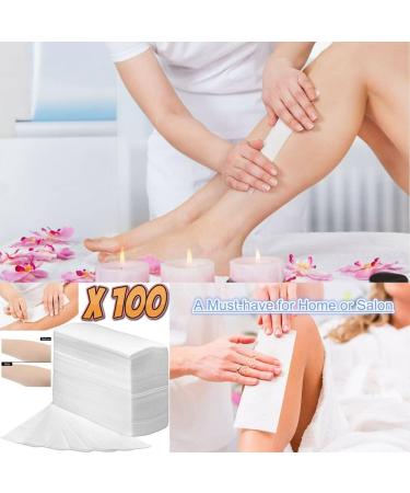 100Pcs Reusable Face Wax Strips for Women - Facial Hair Removal Tool - Buy Online on GoSupps.com