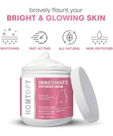 Whitening Cream Intimate Areas 100g Whitening Repair Body Cream Dullness Lock In Moisture Beautify Skin Skin Care Products For Sensitive Parts Thighs Knees Armpits - Buy Online on GoSupps.com