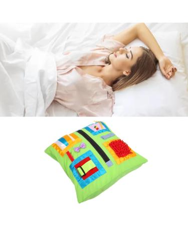 HOHXFYP Dementia Pillow Fidget Sensory Pillow Calming and Comforting Activities for Adults with Dementia Removable Pillowcase Dementia Products for Elderly - Buy Online on GoSupps.com