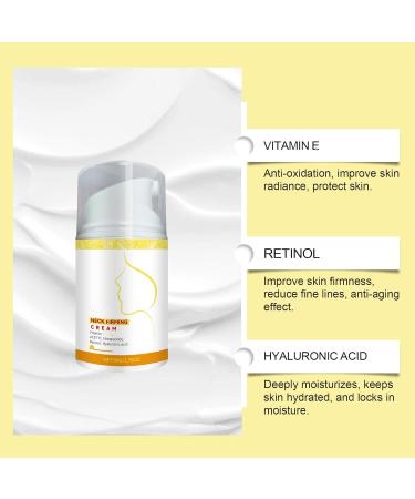 YUNFAX Retinol & Collagen Firming Neck Cream Women's Face Moisturizer Anti-aging Day & Night Cream Firms Loose Skin Reduces Wrinkles and Fine Lines on the Neck & D collet 50g (1pc) - Buy Online on GoSupps.com