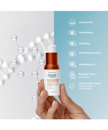 Endocare Radiance Contorno de Ojos - Crema Antioxidante Antifatiga 15 ml para Todo Tipo de Piel - Mejora la Apariencia de Antojeras - Buy Online on GoSupps.com