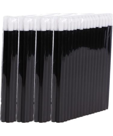 Lint-Free Black Microfibre Cleaning Sticks for Eyelash Extensions - Pack of 100 - Buy Online on GoSupps.com