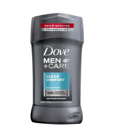 Dove Men+Care Antiperspirant Deodorant Stick Clean Comfort 2.7 oz (Pack of 10) Clean Comfort 2.7 Ounce (Pack of 10)