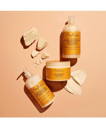 Unilever SheaMoisture Shampoo and Conditioner for damaged hair Raw Shea Butter Shampoo 1x 384 ml Conditioner 1x 384 ml 2 pieces - Buy Online on GoSupps.com