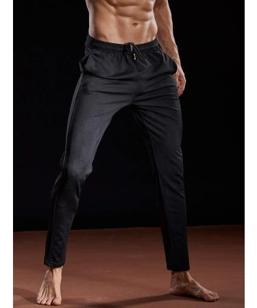 NELEUS Men's Black Workout Athletic Running Tapered Pants Medium Tapered 7006 - Buy Online on GoSupps.com