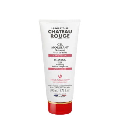 Laboratoire Ch teau Rouge LABORATOIRE CH TEAU ROUGE - Unifying Foaming Gel 200ml - Gentle Cleanser - Reduces Spots - Even and Radiant Complexion - Paraben-Free - All Skin Types - Made in France