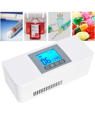 XIAORANA Insulin Cooler 2-8 C Medical Refrigerator Camping Fridge Refrigerated Insulin/interferon/Growth Hormone/Vaccine/Eye Drops and Other Medicines Refrigeration Space 19.3 8.0 7.3 cm