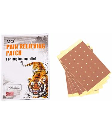 MQ Pain Relief Patches - Relieving Aches and Pains for Neck Shoulder Back Hip Joints Muscles Knee and Foot 10 Count