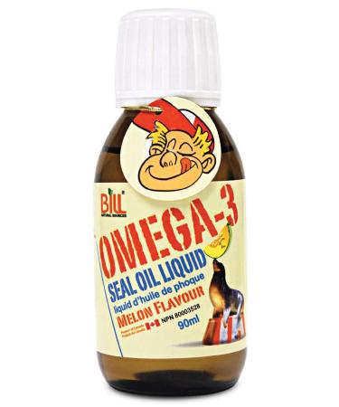 Bill Natural Sources Omega-3 Seal Oil Liquid Melon Flavour 90ml