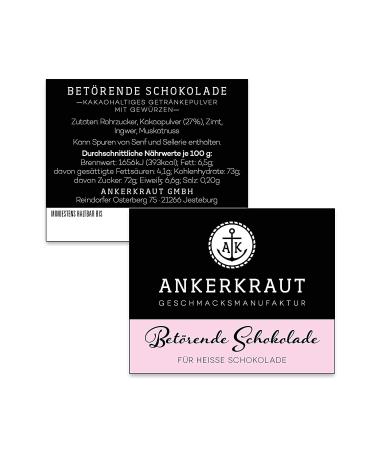 Ankerkraut Bewitching Chocolate - Premium Cocoa Powder for Rich Hot Chocolate | 105g Cork Glass - International Shipping - Buy Online on GoSupps.com