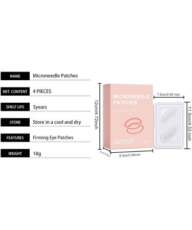 Patch micro-aiguilles pour yeux gonfl s | Produit raffermissant pour la peau bandeau pour les yeux avec effet tenseur - Pour femmes mari es professionnelles voyageurs mariages f tes rendez-vous - Buy Online on GoSupps.com