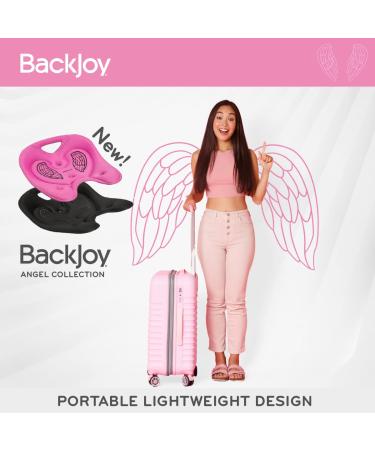 BackJoy Posture Seat - Ergonomic Hip & Pelvic Support for Home, Office, Car - SitSmart Angel Traction Petite XS - Black - Buy Online on GoSupps.com