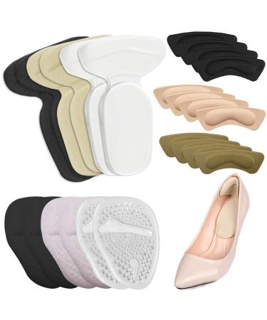 12 Pairs Heel Grips Liner Formerly AIFUDA High Heel Pads High Heel Forefoot Cushion Inserts for Loose Shoes Foot Care Protector - Buy Online on GoSupps.com