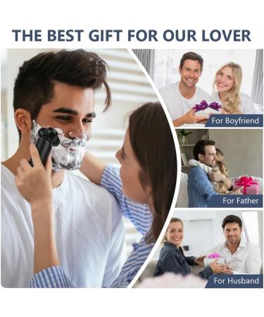 LOPHE Electric Shavers for Men Cordless Wet and Dry Electric Razors for Shaving Rechargeable 3D Electric Rotary Shaver Grooming Kit with Travel Storage Box IPX7 Waterproof for Home Travel - Buy Online on GoSupps.com