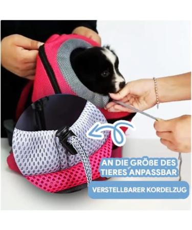 Buy SWZEC Hundeliebling Dog Backpack (Large Red) | International Shipping Available - Buy Online on GoSupps.com