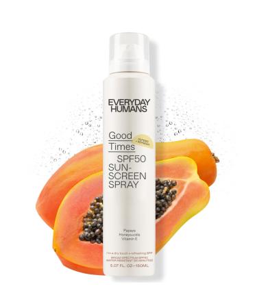 EVERYDAY HUMANS SPF50 Clear Sunscreen Spray - Honey - 5.07 Fl Oz.