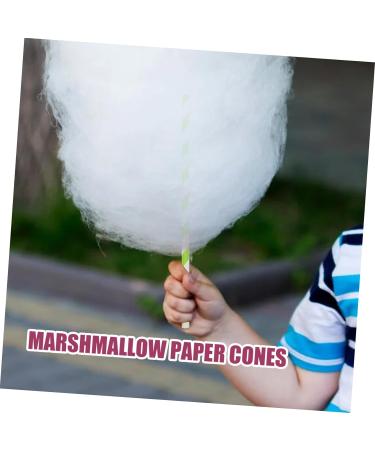 MAGICLULU 100pcs Marshmallow Stick Paper Lolly Sticks Paper Sticks for Cotton Candy Stick Candy Paper Sticks Floss Sugar Cane Sticks Marshmallow Cones Candy Bars Cake Decorate Lollipop - Buy Online on GoSupps.com