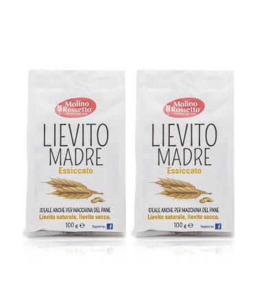 Molino Rossetto Instant Rapid-Rise Dry Yeast - Premium Yeast for Baking Bread, Cake, Pizza Dough Crust - Bread Machine Yeast - Mother Yeast - Superior to Active Dry Yeast - All Natural (2 Pack 3.5 oz) 3.5 Ounce (Pack of 2) - Buy Online on GoSupps.com