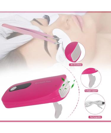 Teabelle 330PCS Eyelash Extension Kit for Beginners and Professionals - Includes Fan Lash Dryer, Mini Brushes, Tape, Tweezers, Glue Rings, Eye Gel Pads - Hot Pink - Buy Online on GoSupps.com
