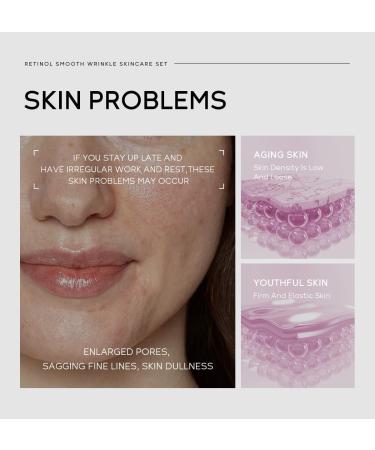 Retinol Travel Kit Anti-Aging Skin Care for Teen Girls Skin Care Products for Travel or First Timer Cleansing Treatment and Moisturizing with Serum Cream - Buy Online on GoSupps.com