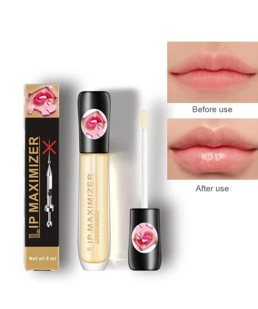 THNKSTAPS Natural Lip Plumper | Lip Booster for Fuller Hydrated Lips | Clear Lip Gloss & Lip Balm | 5 ml - Buy Online on GoSupps.com