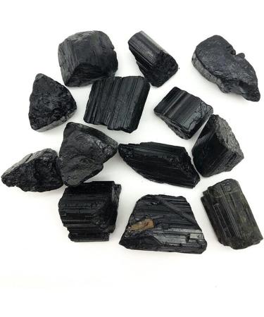 20-40mm 100g Natural Black Tourmaline Crystal Stones Original Raw Stone Specimen Natural Quartz Crystals QINTINYIN Home Goods - Buy Online on GoSupps.com