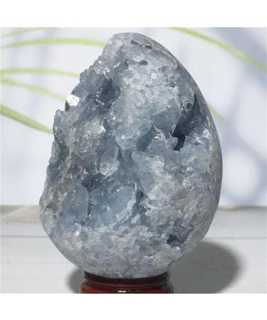Specimen Natural Celestite Crystal Cluster Quaerz Sky Blue Specimen Egg Home Furnishing Decoration ERBDRGAZ - Buy Online on GoSupps.com
