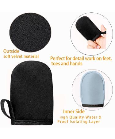 ANSPHIE Self Tanning Mitt Applicator - Reusable Glove for Sunless Tanner (2-Pack) - Buy Online on GoSupps.com