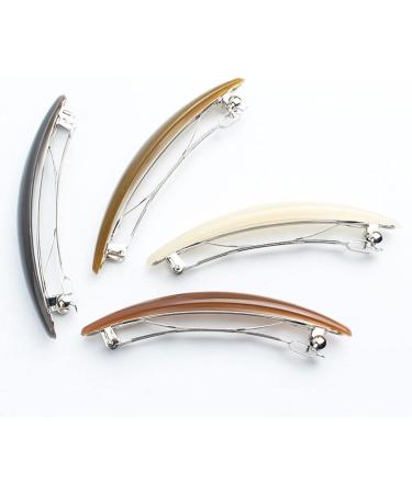 Hair Clip Automatic Hair Clips for Women Thick Hair Girls Women Hair Pin Retro Hair Clip - Buy Online on GoSupps.com