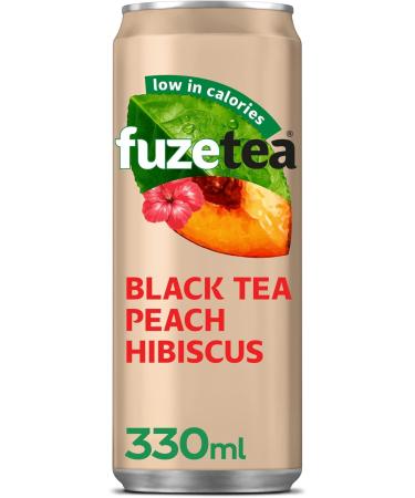 Monster FUZE Peach Hibiscus Tea 24 cans of 330ml The perfect thirst quencher for hot days - Buy Online on GoSupps.com