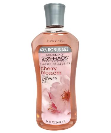 Spa Haus Mind and Body Classic Collection Scented Shower Gel - Cherry Blossom 14 FL Oz (414 ml)