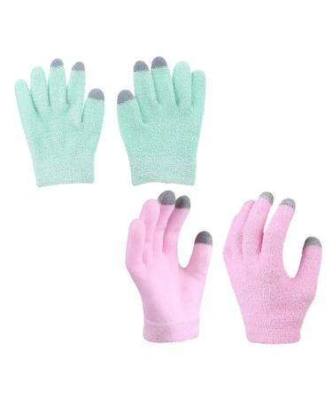FRCOLOR 2 Pairs Gel Touch Screen Gloves Hand Spa Moisture Cover Lotion Gloves Hand Care Hand Cream Moisturising Gloves Gels Hand Cover