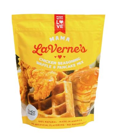 Mama LaVerne’s Pancake and Waffle Mix and Chicken Seasoning Mix - Quick Buttermilk Pancakes, Light and Belgium Waffles and Chicken - Fried, Air Fried or Baked
